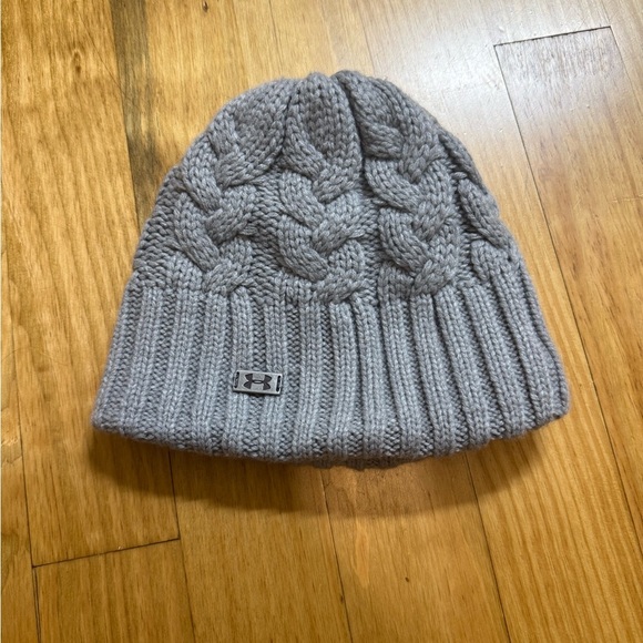 Under Armour Accessories - Under Armour Women's Around Town Beanie in gray with a fleece lining
